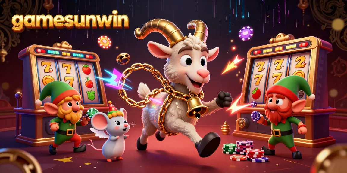 Play thrilling gamesunwin casino slots with Krampus and elf gremlins in a festive scene.