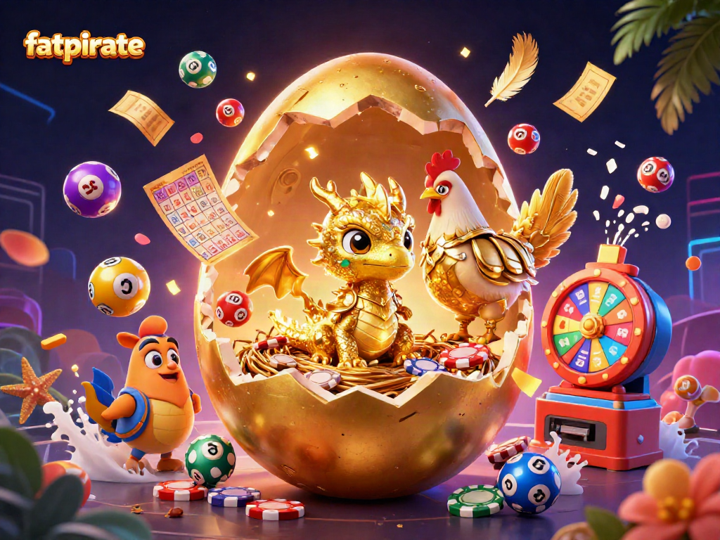 Engage with fatpirate's exciting golden dragon game while enjoying colorful casino elements and dynamic lottery features.